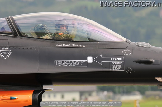 2009-06-27 Zeltweg Airpower 1011 General Dynamics F-16 Fighting Falcon - Dutch Air Force